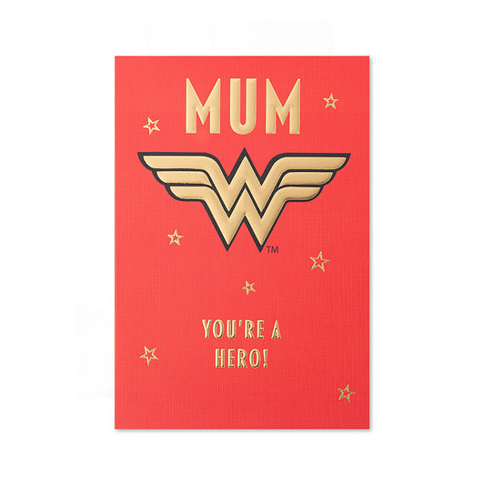 Hallmark Wonder Woman Mother's Day Card - Mum, You're a hero!