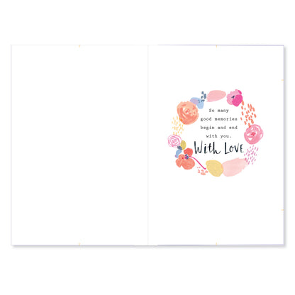 Hallmark Mother's Day Card - Happy Mother's Day Floral inside message featuring floral design and heartfelt note.