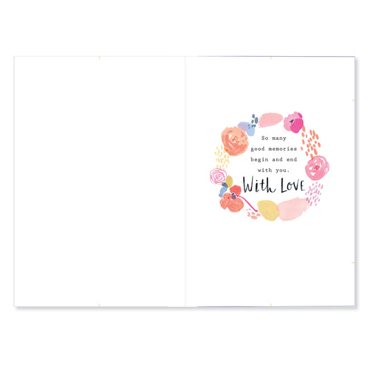 Hallmark Mother's Day Card - Happy Mother's Day Floral inside message featuring floral design and heartfelt note.