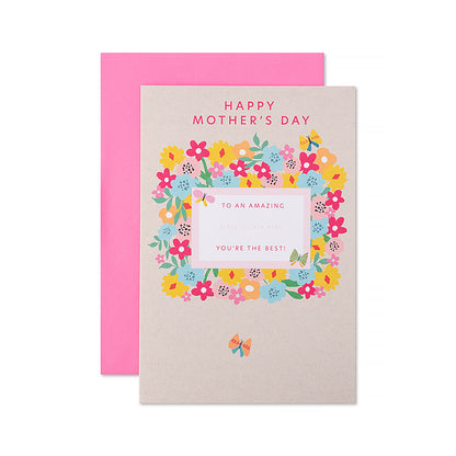 Hallmark Mother's Day Card - Make it personal! Choose your recipient from stickers included to personalise your card perfectly