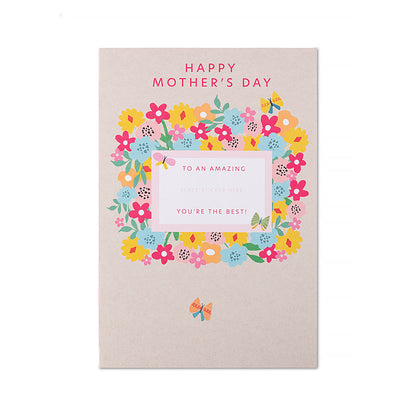 Hallmark Mother's Day Card - Make it personal! Choose your recipient from stickers included to personalise your card perfectly