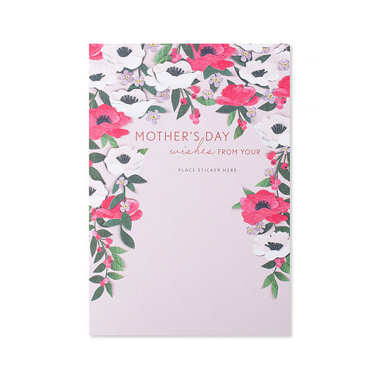 Hallmark Mother's Day Card - Personalise it with stickers included.