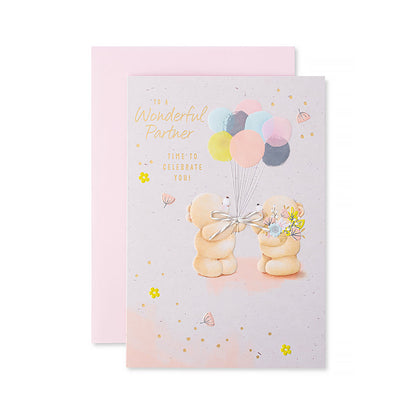 Hallmark Forever Friends Mother's Day Card - To a wonderful partner. Time to celebrate you!