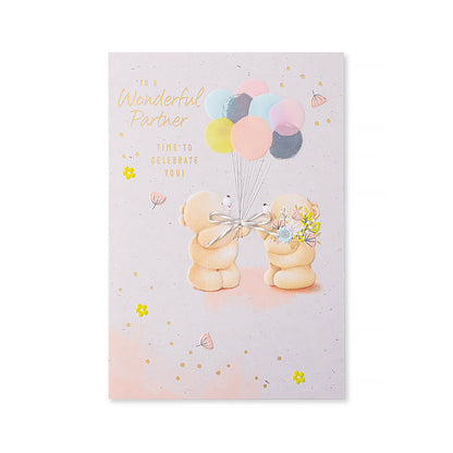 Hallmark Forever Friends Mother's Day Card - To a wonderful partner. Time to celebrate you!