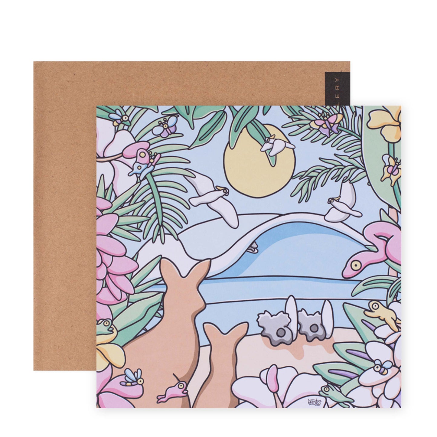 Hallmark x Brentos Gallery Blank Greeting Card - Tropical Australian Beach