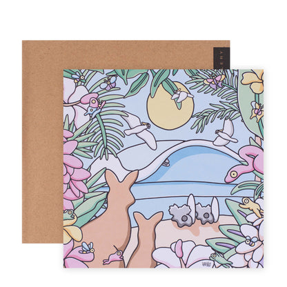 Hallmark x Brentos Gallery Blank Greeting Card - Tropical Australian Beach