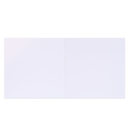 Hallmark x Emma Stenhouse Gallery blank greeting card - Wounded Spirit, open flat view showcasing plain interior for personal messages.