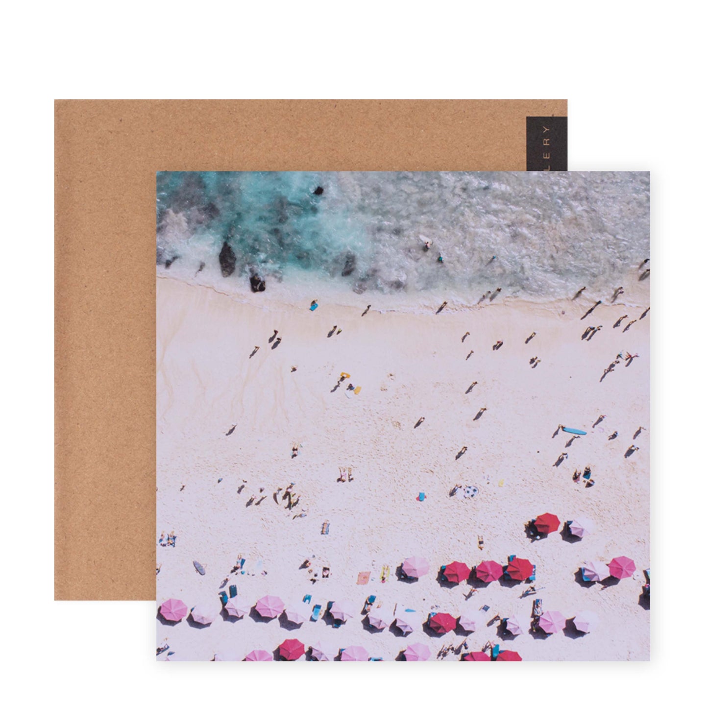 Hallmark x Donna Delaney Gallery Blank Greeting Card - Pink Umbrellas