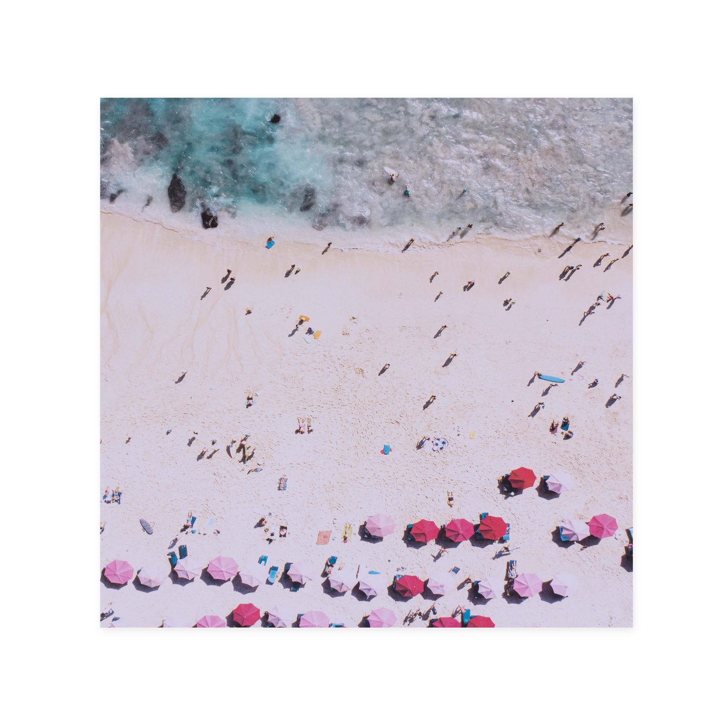 Hallmark x Donna Delaney Gallery Blank Greeting Card - Pink Umbrellas