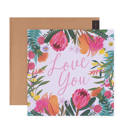 Hallmark x Christie Williams Gallery Blank Greeting Card - Love You