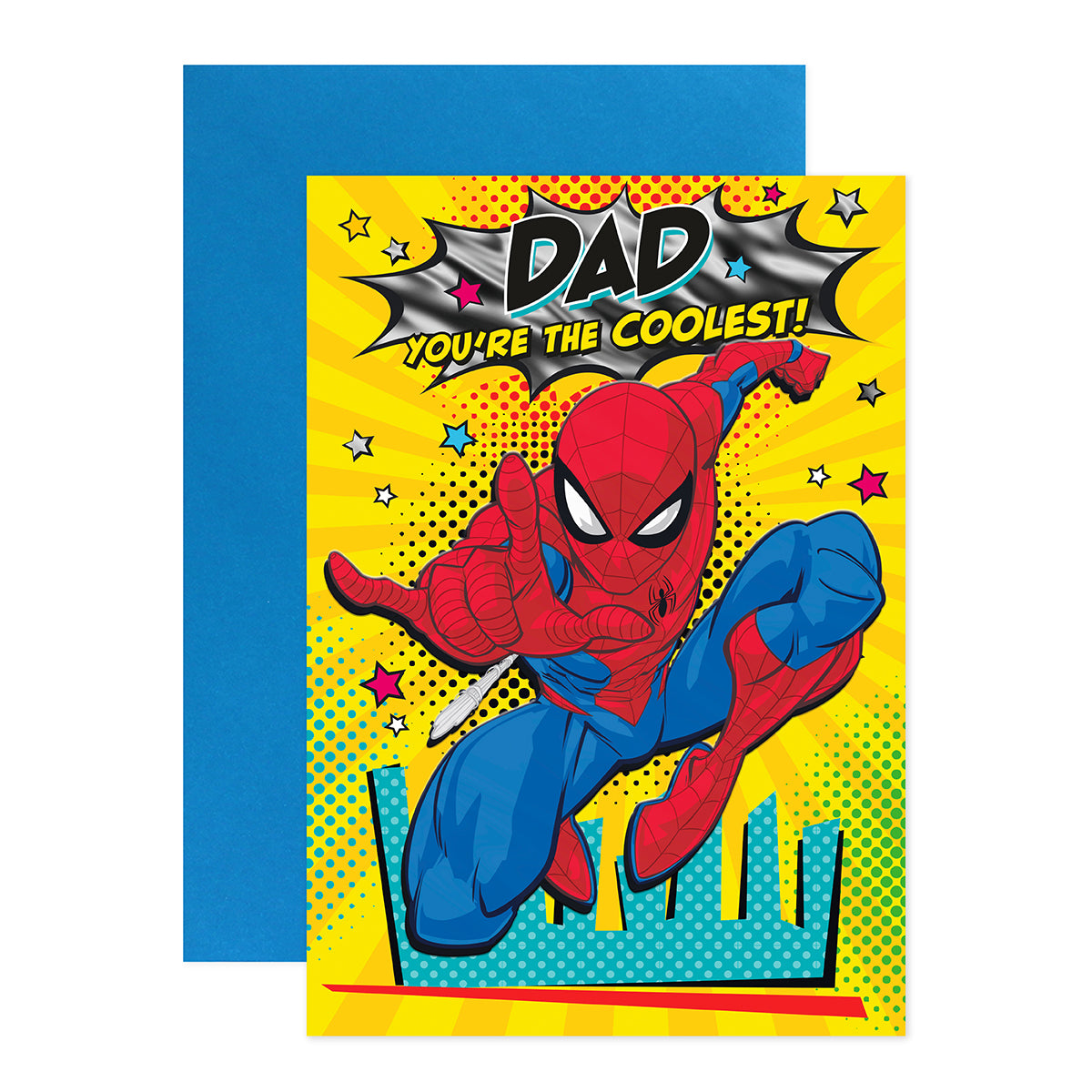 Hallmark Spiderman Father's Day Card - Dad, You're the Coolest