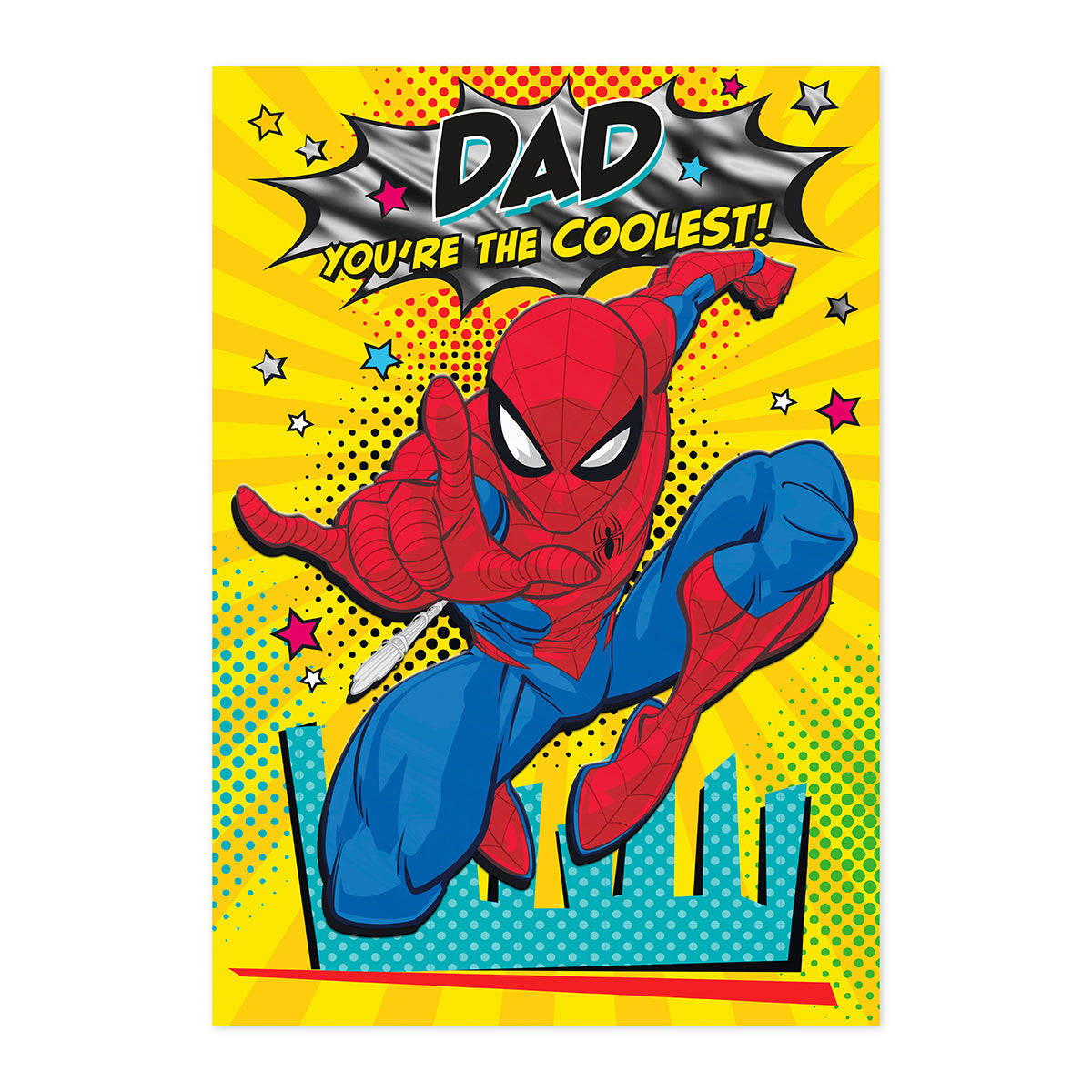 Hallmark Spiderman Father's Day Card - Dad, You're the Coolest