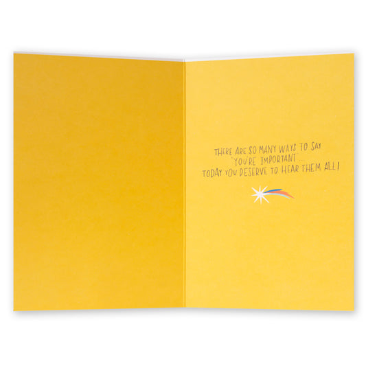 Hallmark Father's Day Card - Important Words