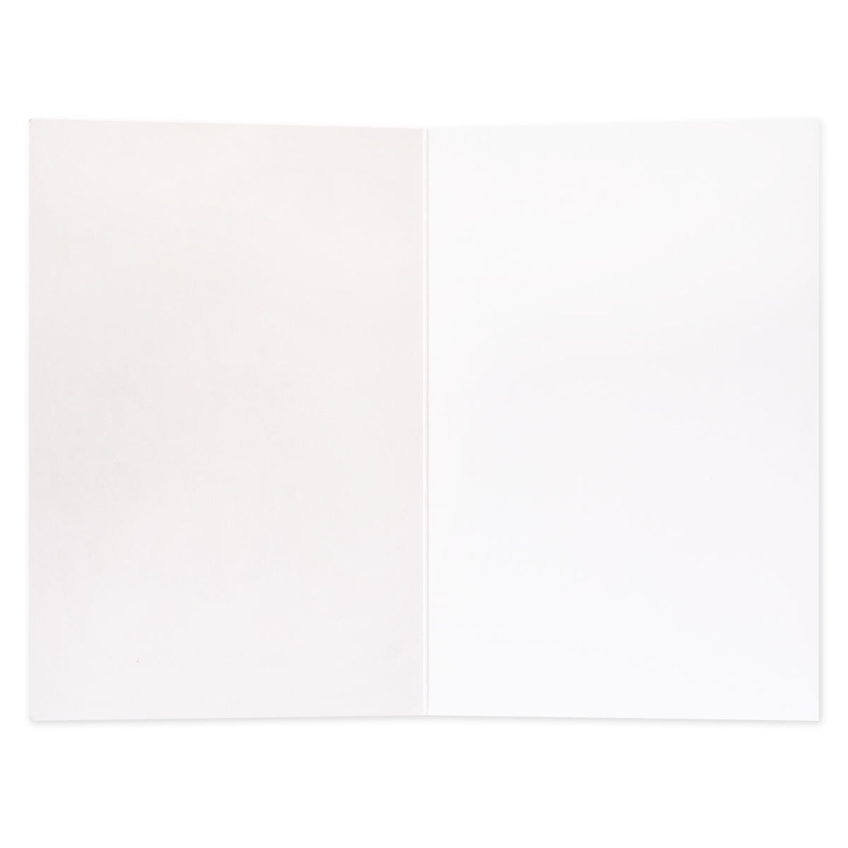 Hallmark Father's Day Card - Black & Gold interior view displaying blank message area for personalisation.