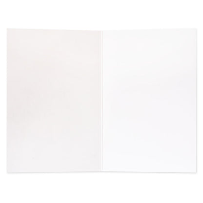 Hallmark Father's Day Card - Black & Gold interior view displaying blank message area for personalisation.