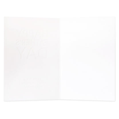 Hallmark Father's Day Card - From Your Least Profitable Investment, blank interior, embossed lettering, premium cardstock.