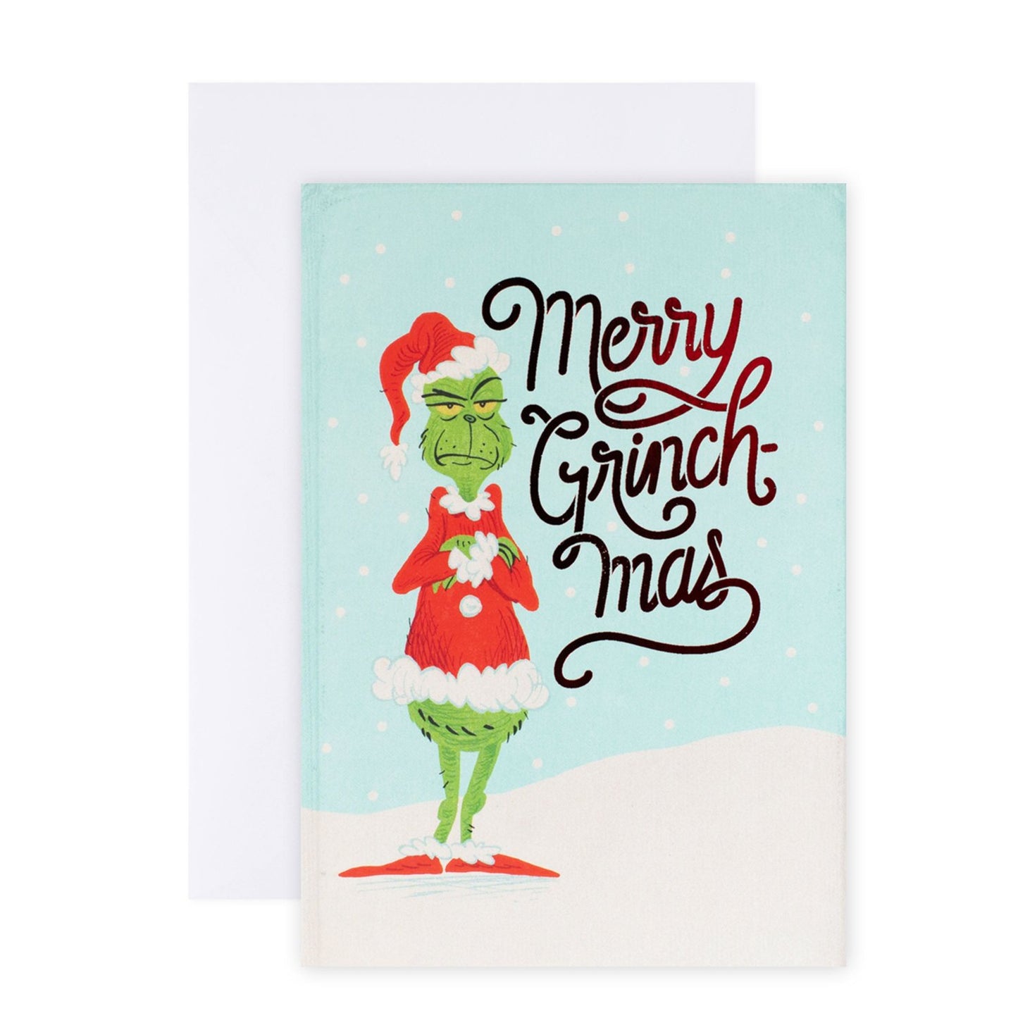 Hallmark x Dr Seuss' The Grinch 10 Pack Boxed Charity Christmas Cards - Merry Grinchmas