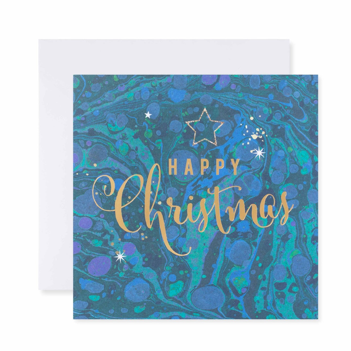 Hallmark 10 Pack Boxed Charity Christmas Cards - Merry Marble