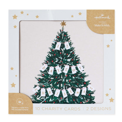Hallmark 10 Pack Boxed Charity Christmas Cards - 12 Days Of Christmas