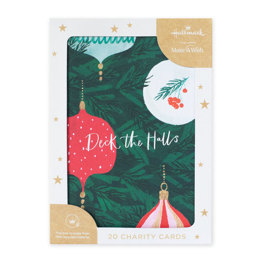 Hallmark 20 Pack Boxed Charity Christmas Cards - Festive Decorations