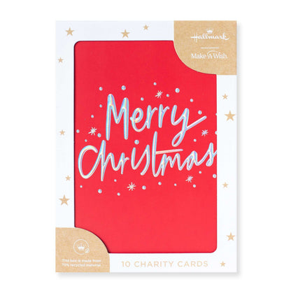 Hallmark 10 Pack Boxed Charity Christmas Cards - Enjoy Every Minute!