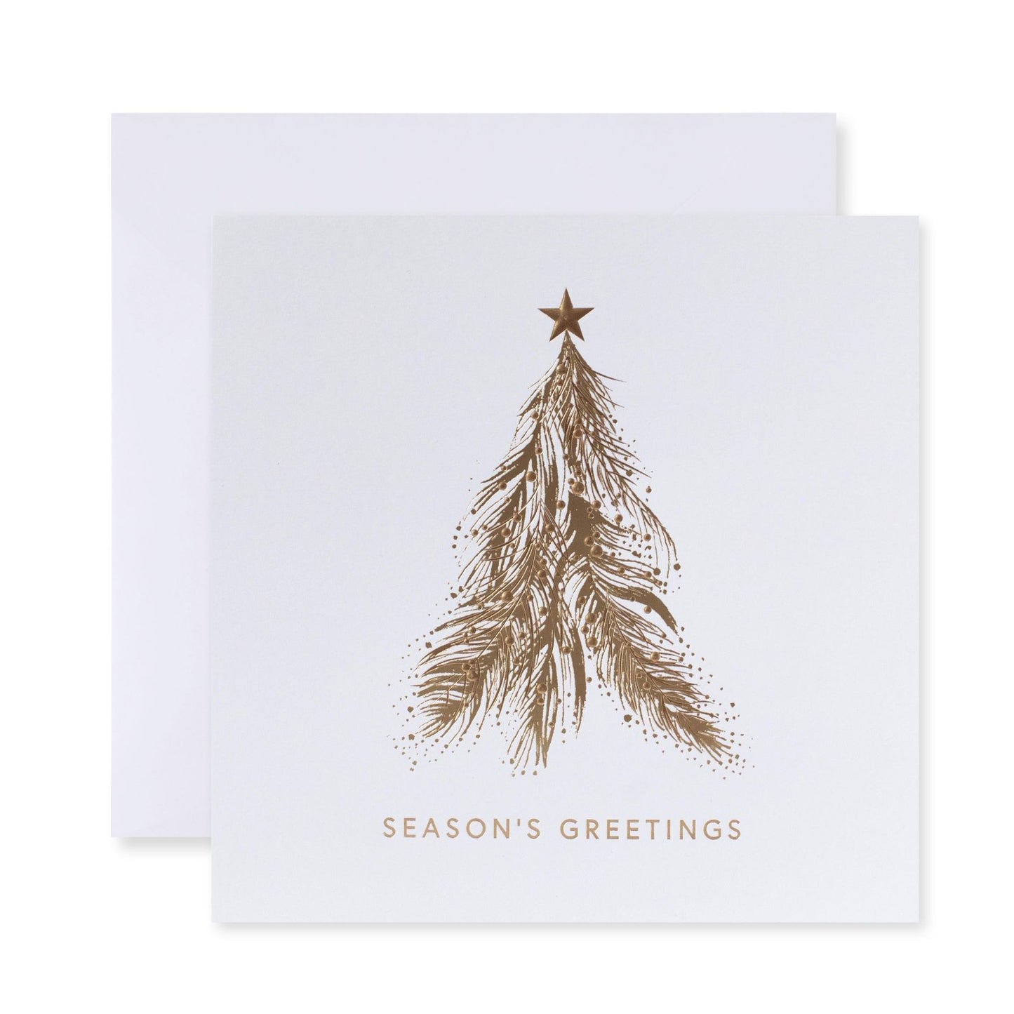 Hallmark 10 Pack Boxed Charity Christmas Cards - Tree & Stars