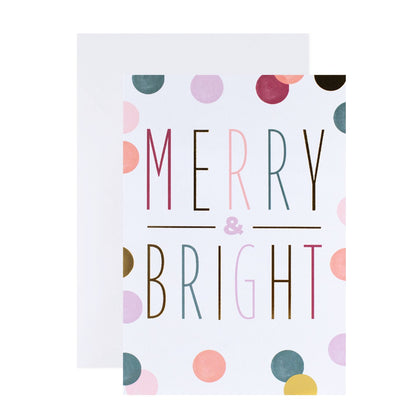 Hallmark 10 Pack Boxed Charity Christmas Cards - Merry & Bright