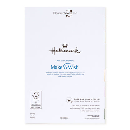 Hallmark 10 Pack Boxed Charity Christmas Cards - Merry & Bright