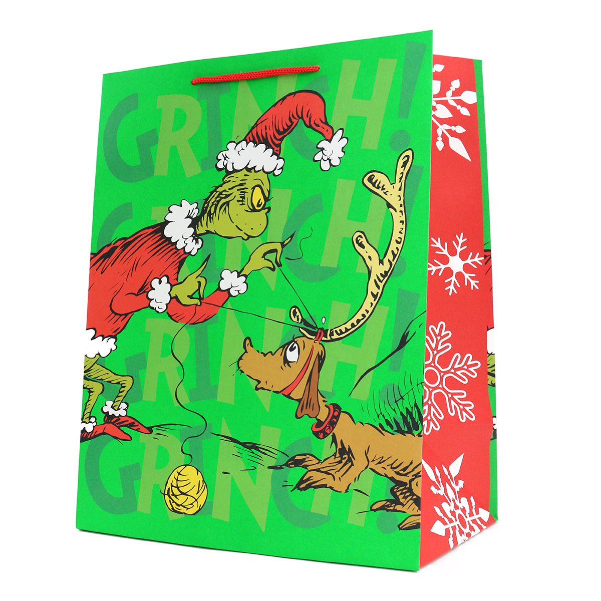 Hallmark Dr Seuss The Grinch Large Gift Bag - Grinch & Max