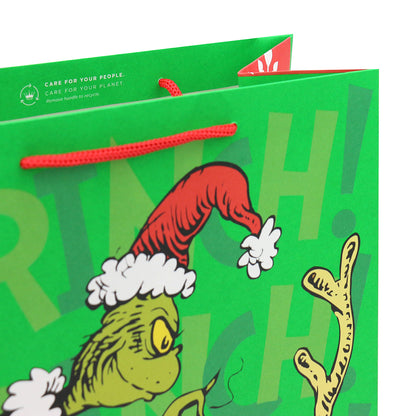 Hallmark Dr Seuss The Grinch Large Gift Bag - Grinch & Max