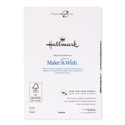 Hallmark x Christie Williams 10 Pack Boxed Charity Christmas Cards - Fern & Baubles