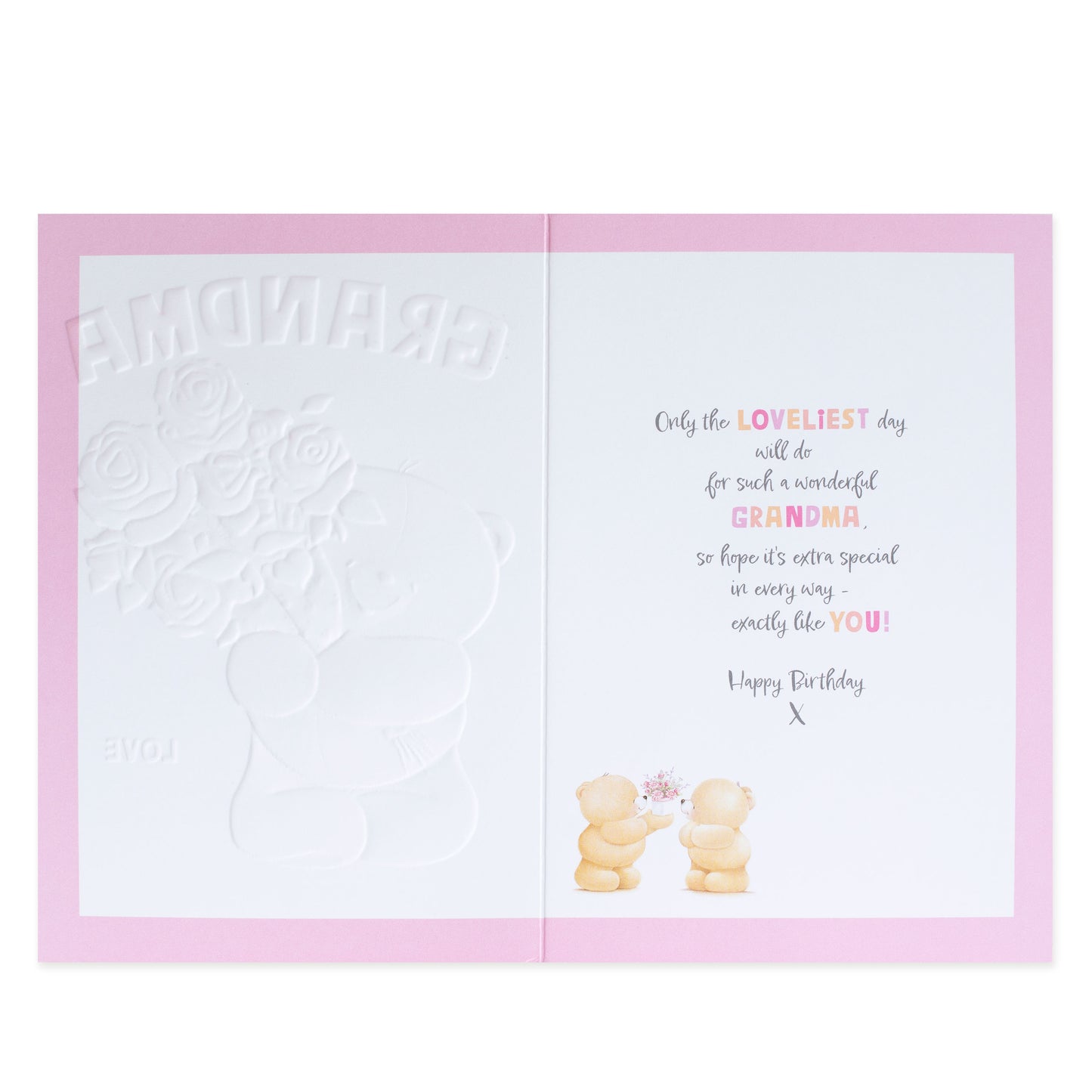 Hallmark Forever Friends Birthday Card for Grandma - Lots of Love