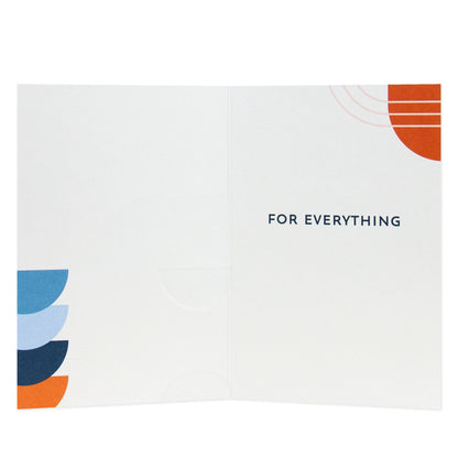 Connections from Hallmark Thank You Card - Geometric Pattern