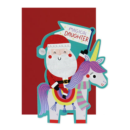 Hallmark Christmas Card For Daughter - Magical Unicorn