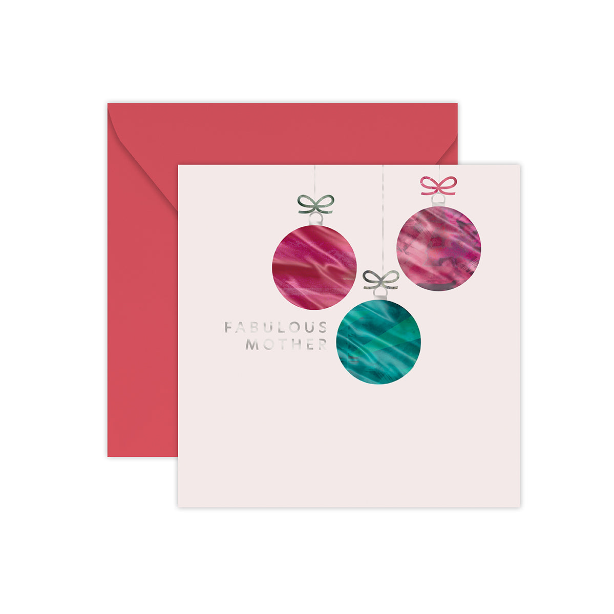 Hallmark Christmas Card For Mother - Fabulous Mother