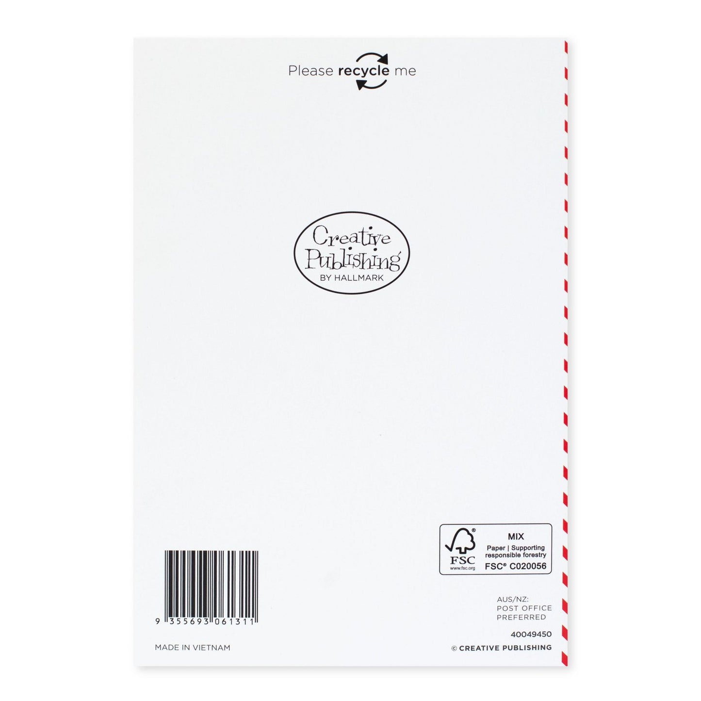 Creative Publishing by Hallmark Christmas Card - Happy Santa