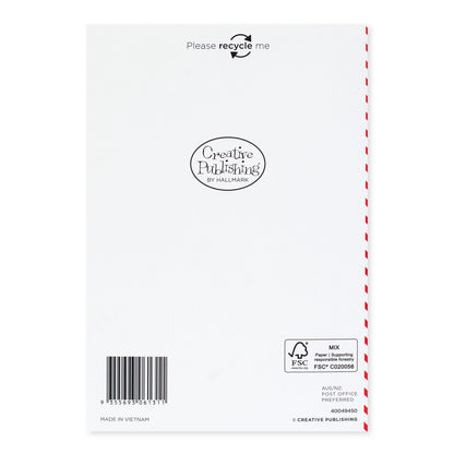 Creative Publishing by Hallmark Christmas Card - Happy Santa