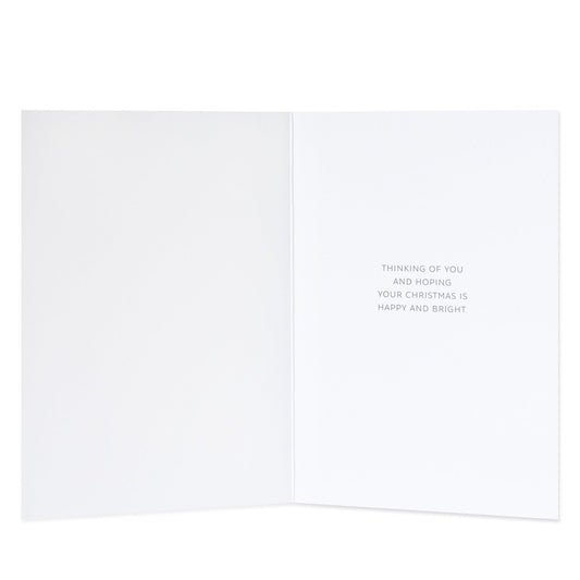 Hallmark Christmas Card From All Of Us - Happy & Bright