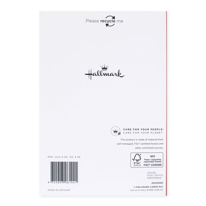 Hallmark Christmas Card - Wine On The Shelf