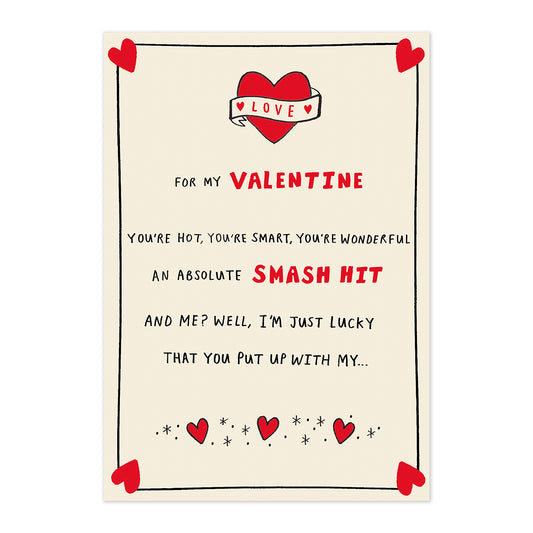 Hallmark Valentine's Day Card - Smash Hit
