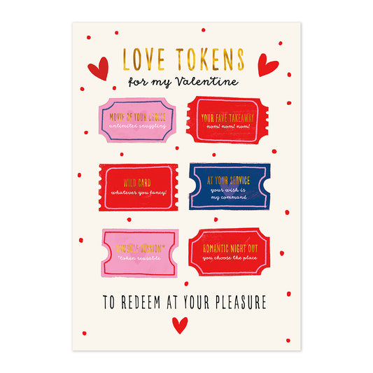 Hallmark Valentine's Day Card - Love Tokens