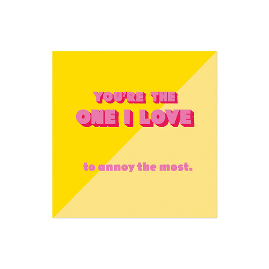 Hallmark Valentine's Day Card - Love (To Annoy)