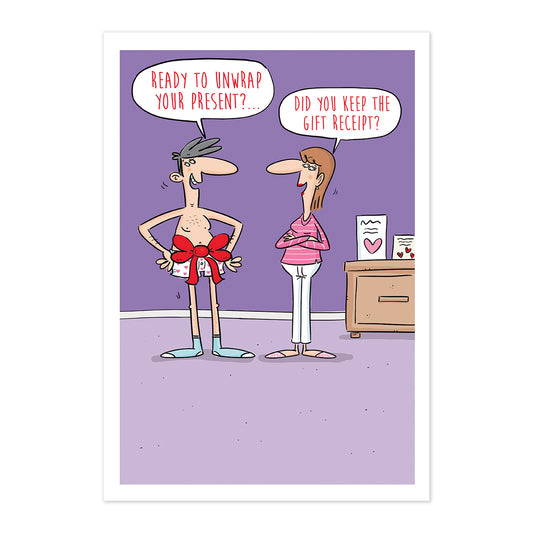 Hallmark Valentine's Day Card - Gift Receipt