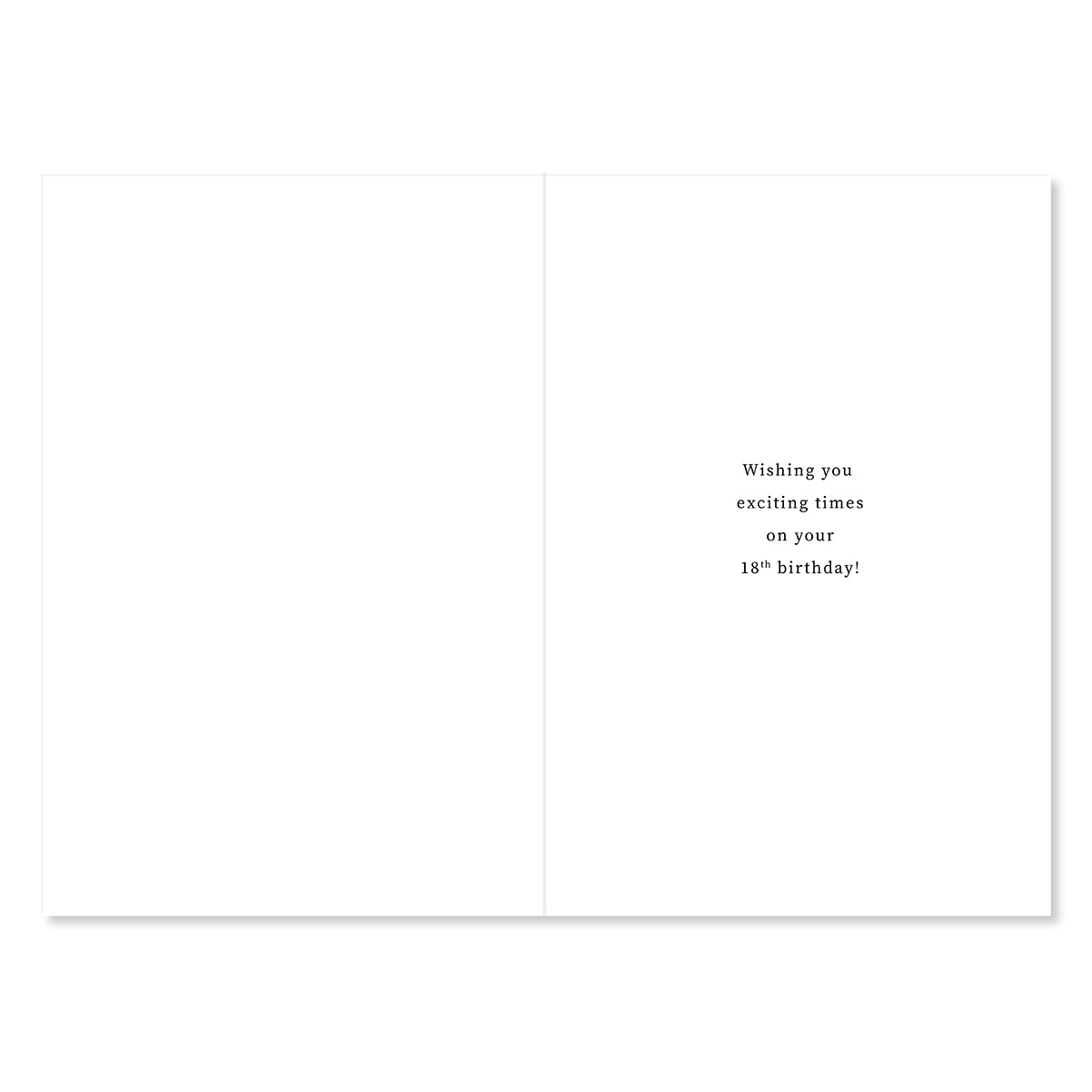 Hallmark 18th Birthday Card - Excellent Years