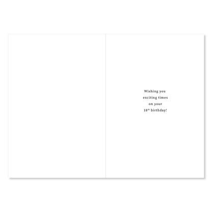 Hallmark 18th Birthday Card - Excellent Years