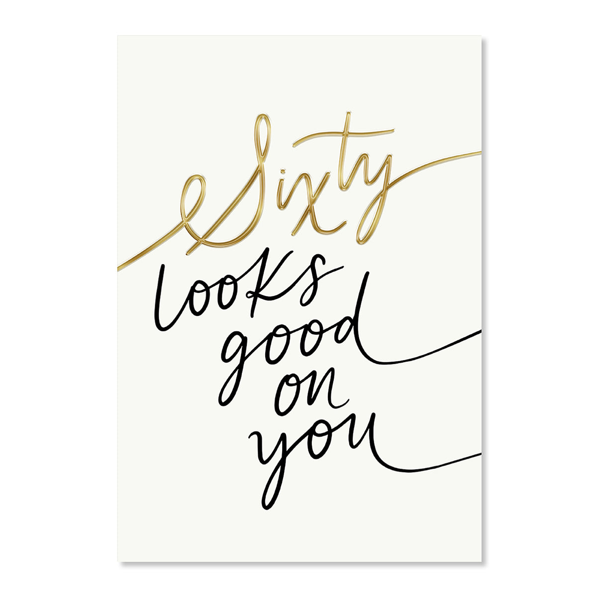Hallmark 60th Birthday Card - Celebrate In Style