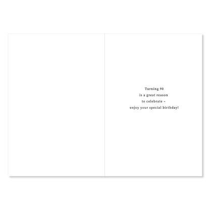 Hallmark 90th Birthday Card - Incredible Years