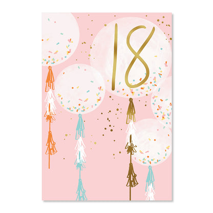 Hallmark 18th Birthday Card - Fun, Celebrations & Big Adventures
