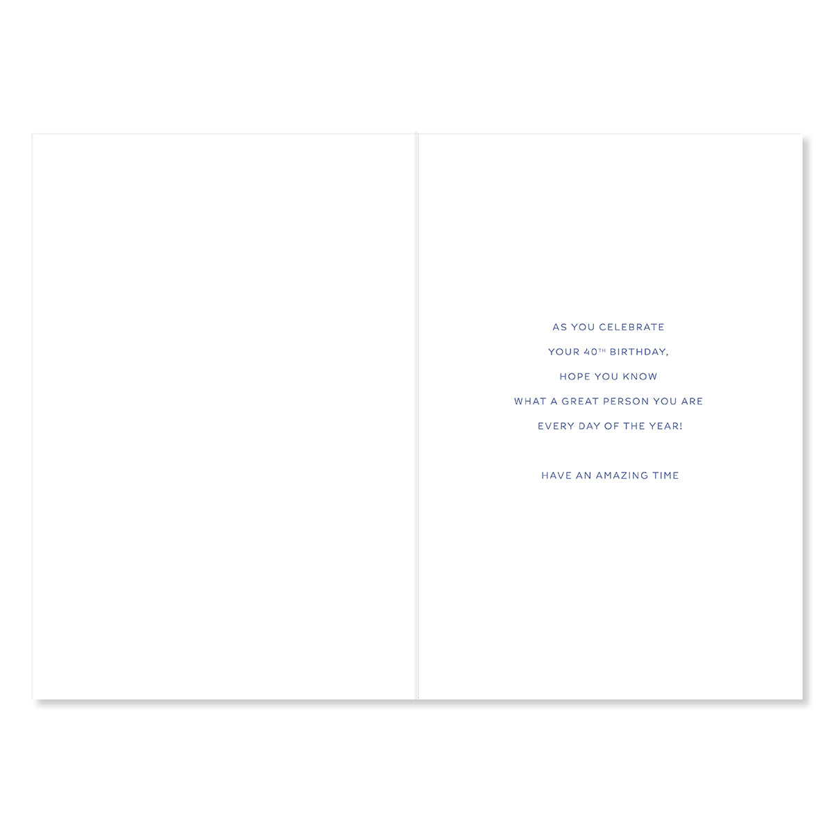 Hallmark 40th Birthday Card - Birthday Spritz