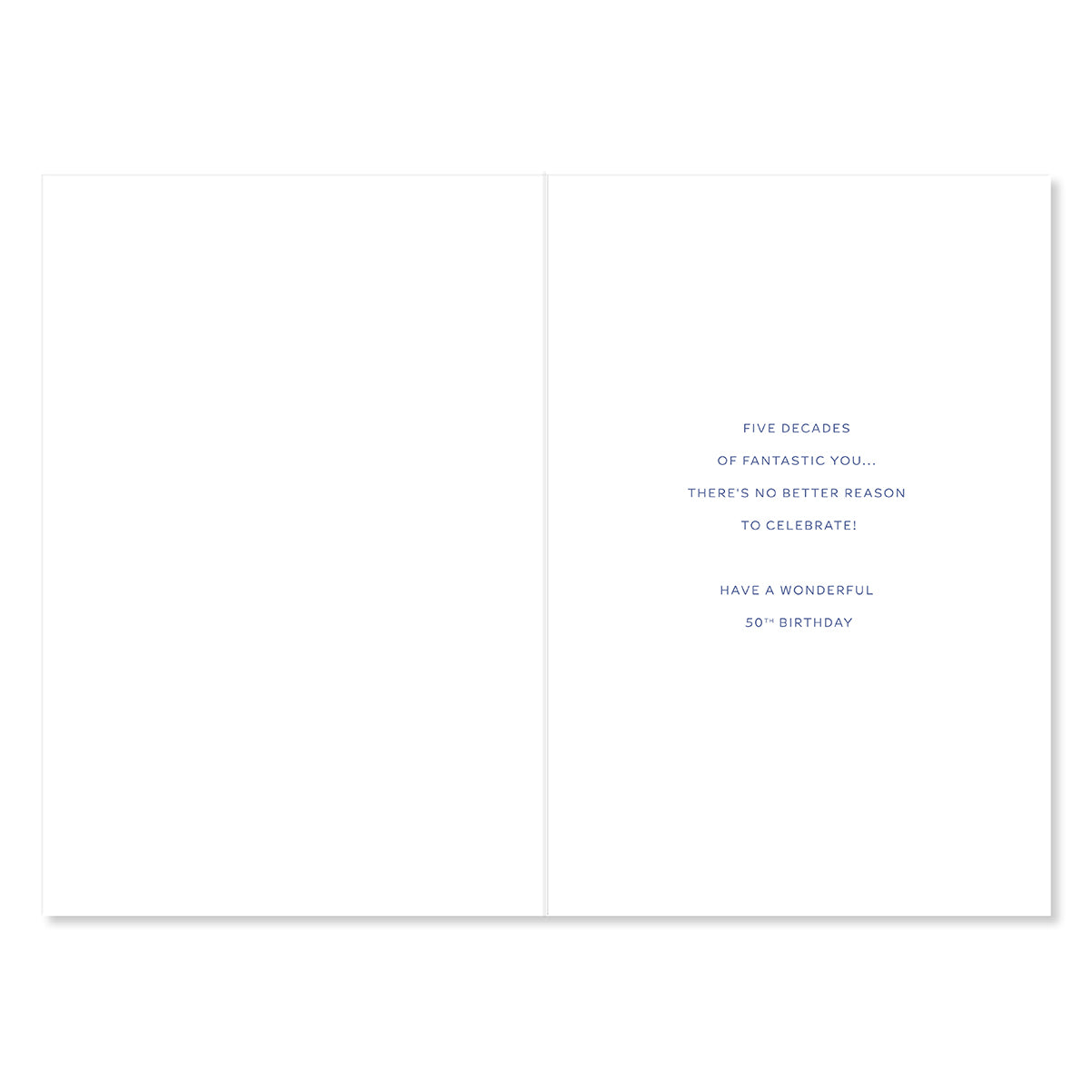Hallmark 50th Birthday Card - Fantastic You
